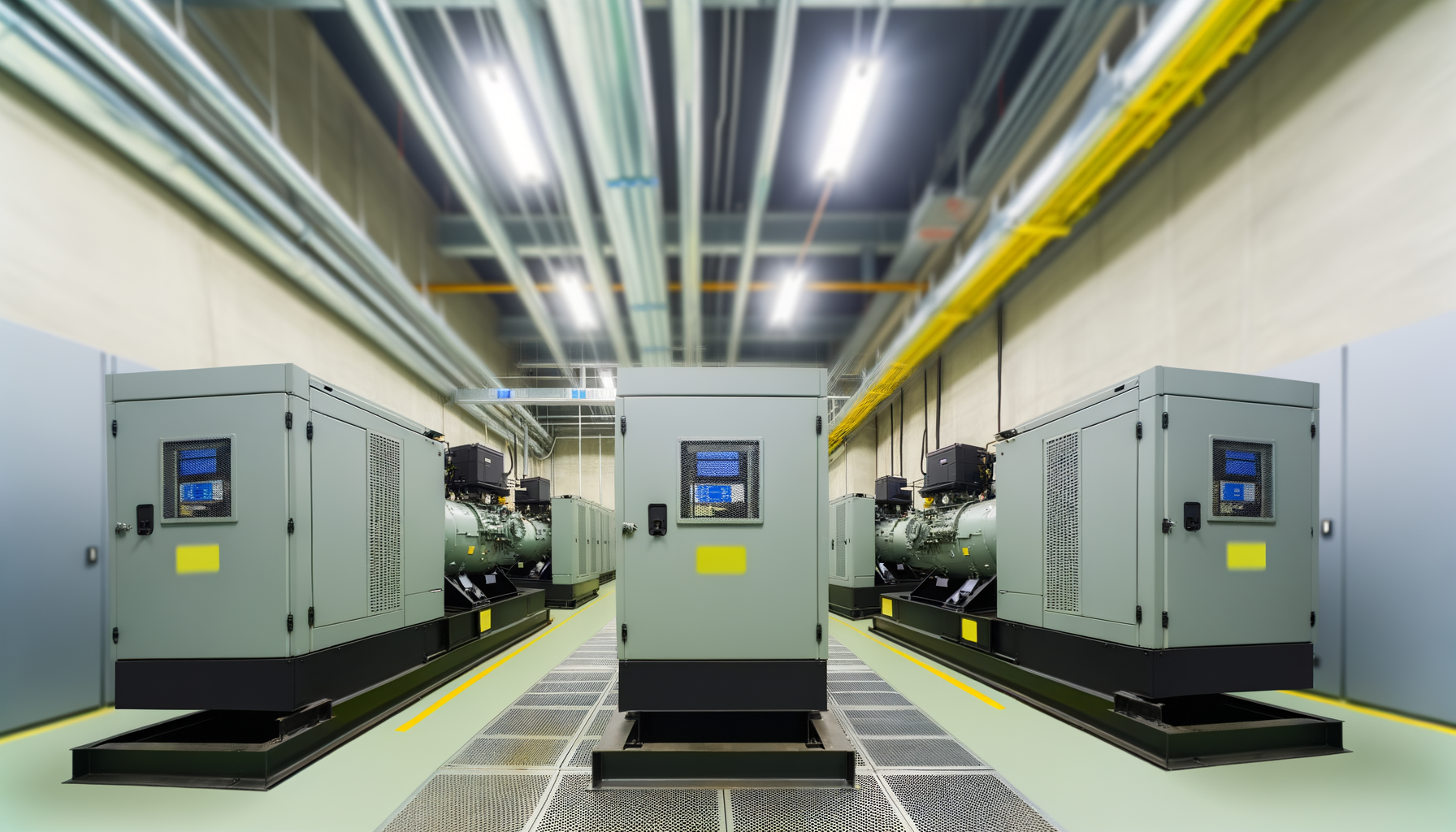 Diesel backup generators